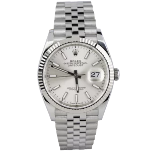 رولكس ديت جست 36 فضية مزركشة (1)