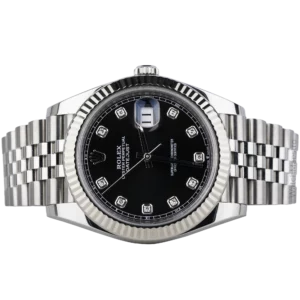 Rolex Datejust 41 Black Diamond Fluted Jubilee (2)