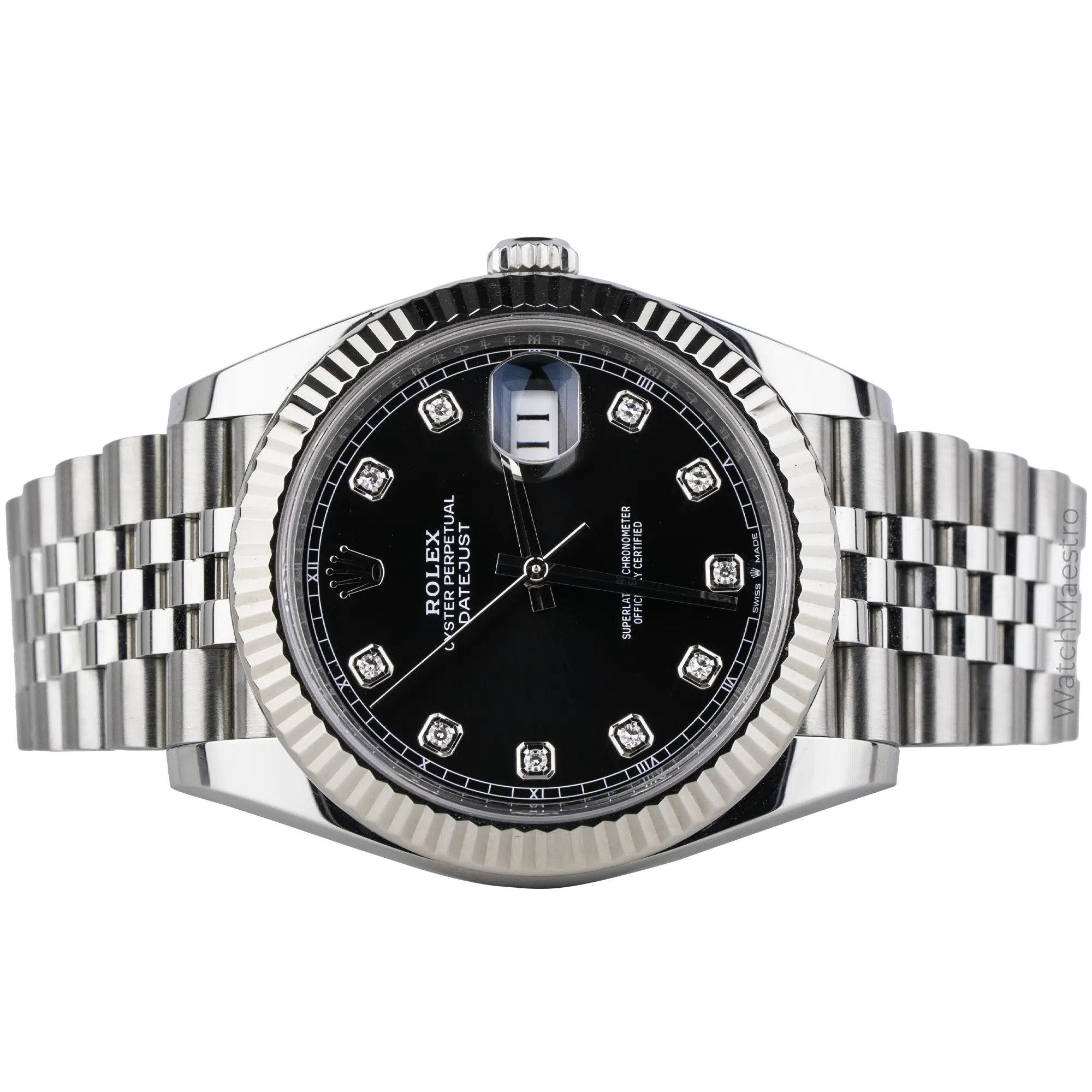Rolex Datejust 41 Black Diamond Fluted Jubilee (2)