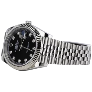 Rolex Datejust 41 Black Diamond Fluted Jubilee (3)