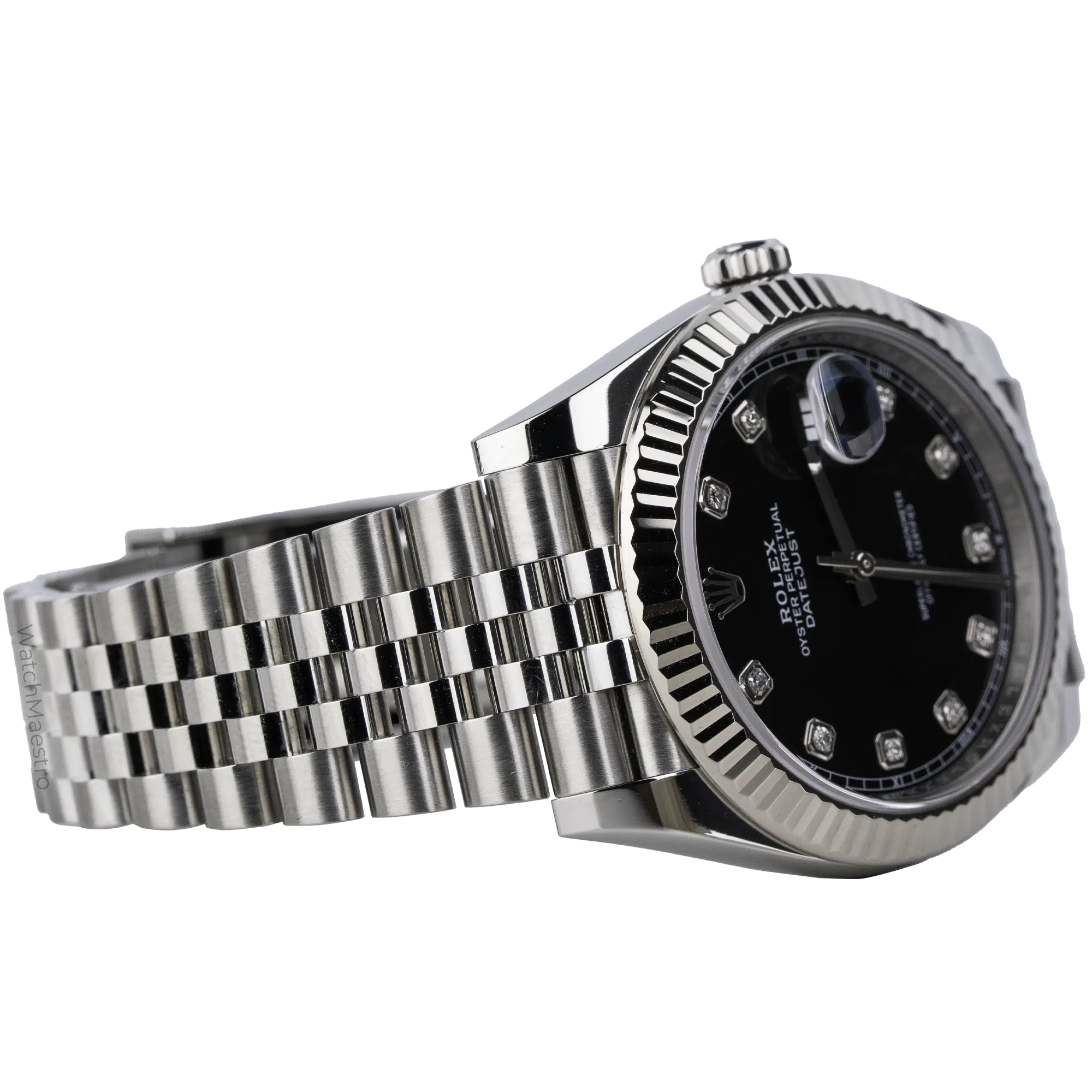 Rolex Datejust 41 Black Diamond Fluted Jubilee (4)
