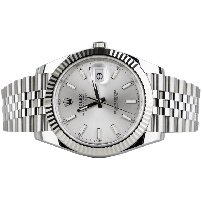 رولكس ديت جست 41 سيلفر فلوتد جوبيلي (2)