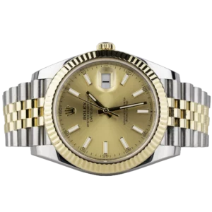 Rolex Datejust 41 Two Tone Champagne Dial Fluted Jub (2)