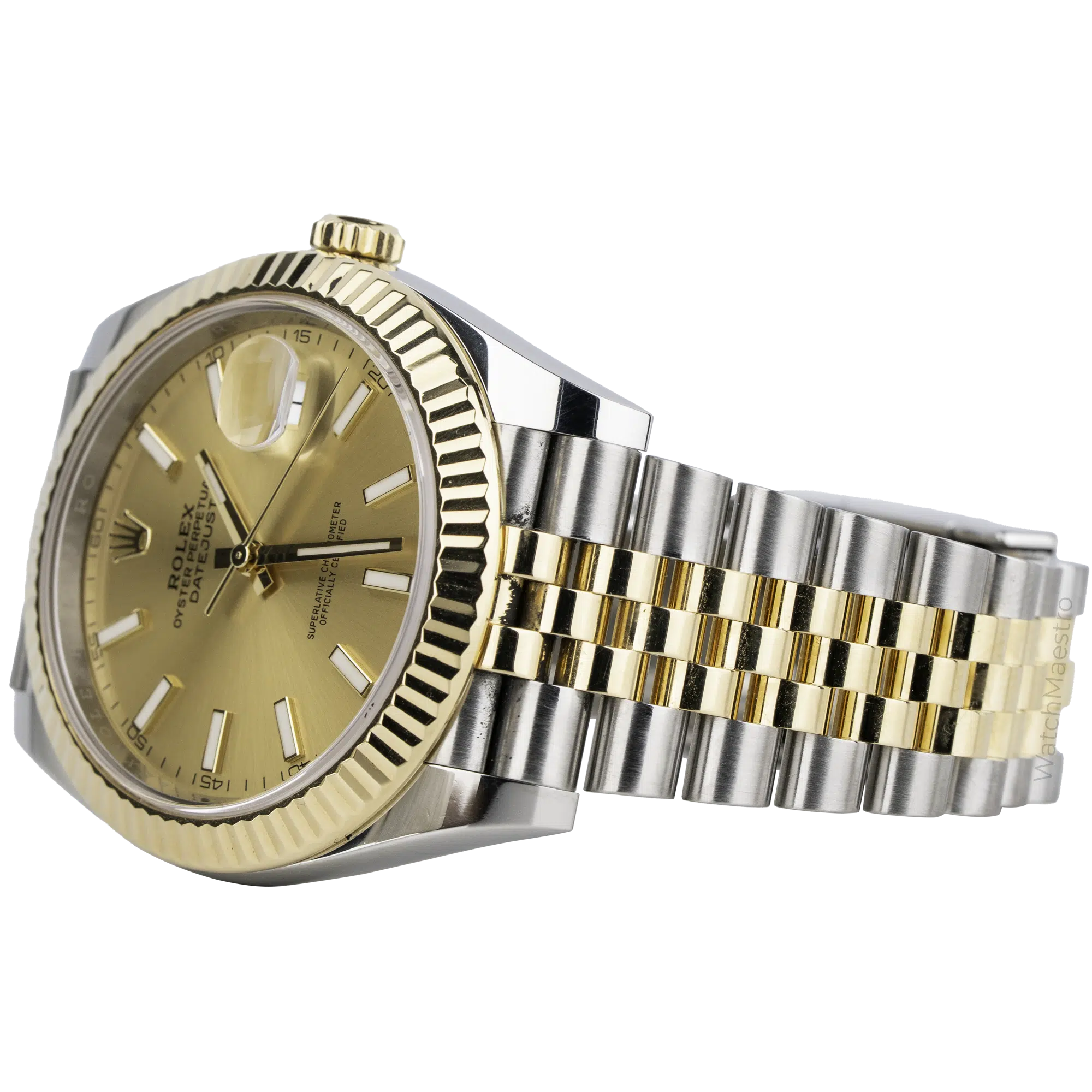 Rolex Datejust 41 Two Tone Champagne Dial Fluted Jub (3)