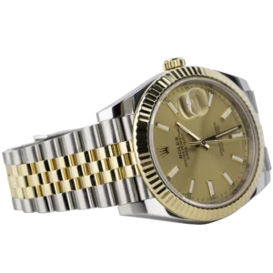 Rolex Datejust 41 Two Tone Champagne Dial Fluted Jub (4)