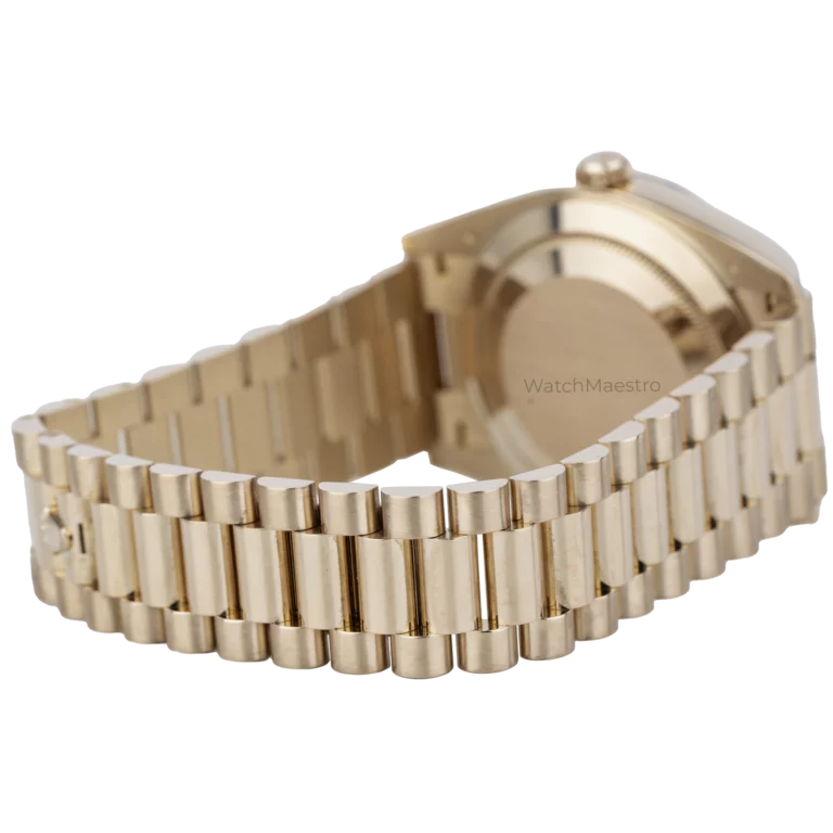 ساعة رولكس داي ديت 40 من الذهب الوردي الزيتوني (7)