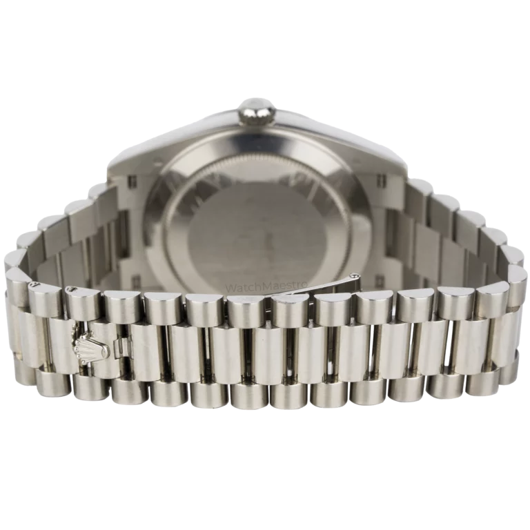 Rolex Day Date White Gold Blue Dial 5