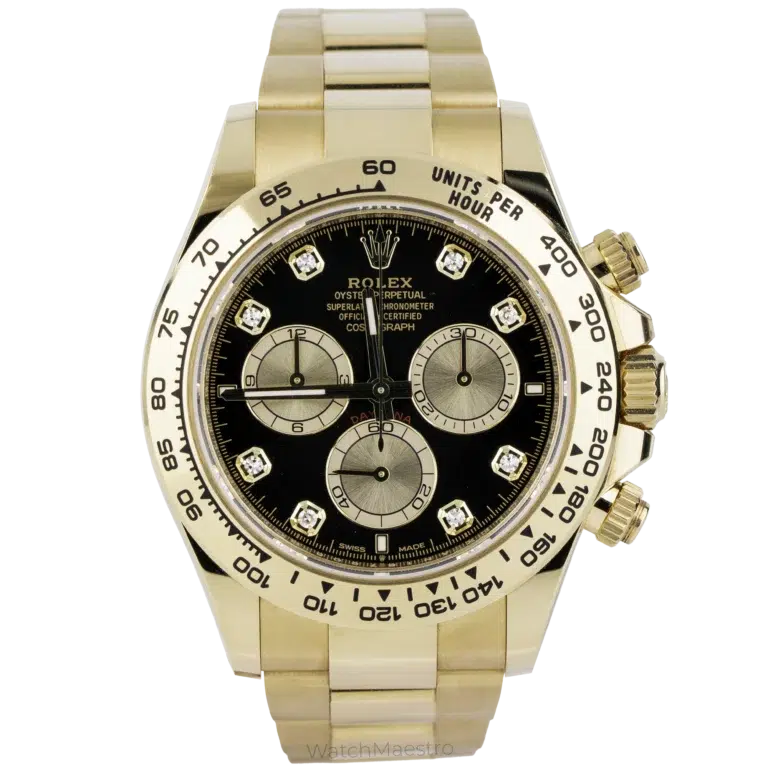 Rolex Daytona YG Black Diamond (1)