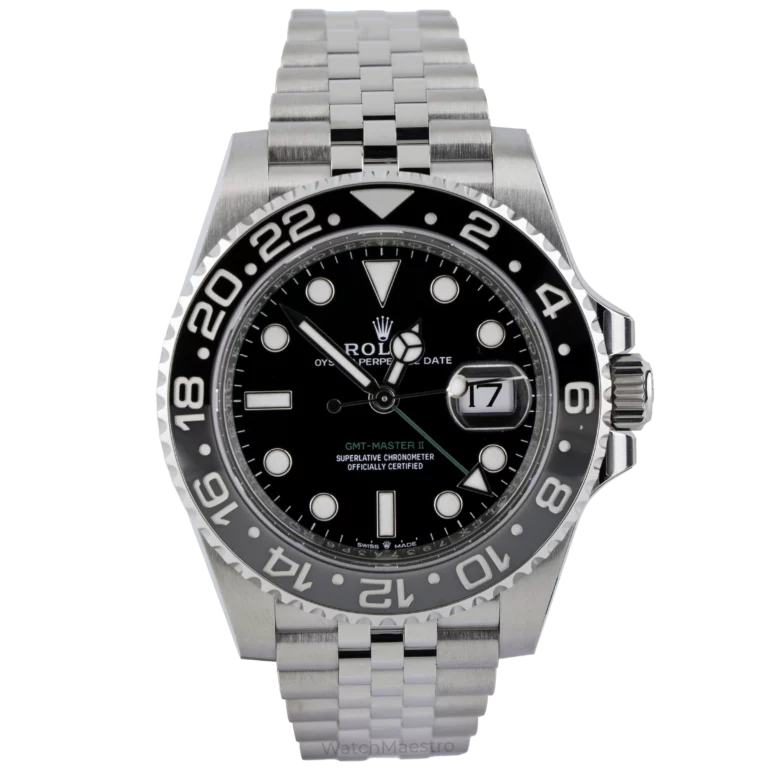 Rolex GMT Master II Bruce Wayne Jubilee with Stickers (1)