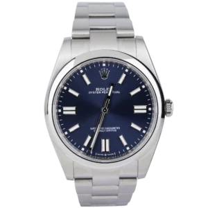 Rolex OP 41 Blue with Stickers (1)