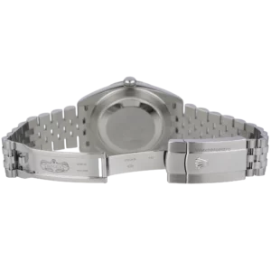 ساعة رولكس ديت جست 41 زرقاء مزخرفة مستعملة (9)