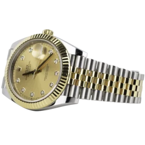 رولكس ديت جست 41 بلونين من الشمبانيا والماس (3)