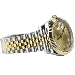 رولكس ديت جست 41 بلونين من الشمبانيا والماس (4)