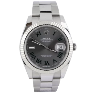 Rolex Datejust 41 Wimbledon Fluted Oyster (1)