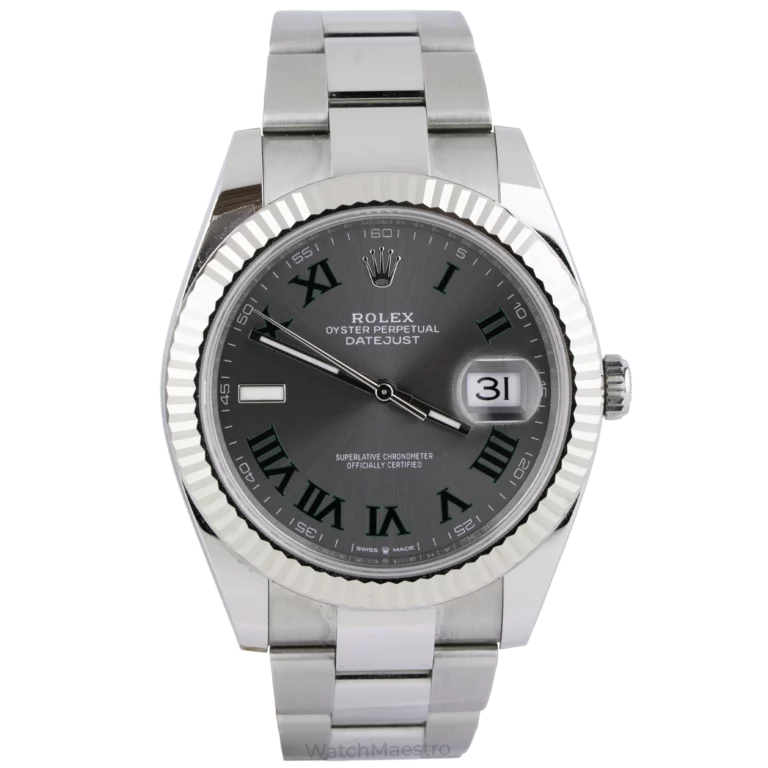 Rolex Datejust 41 Wimbledon Fluted Oyster (1)