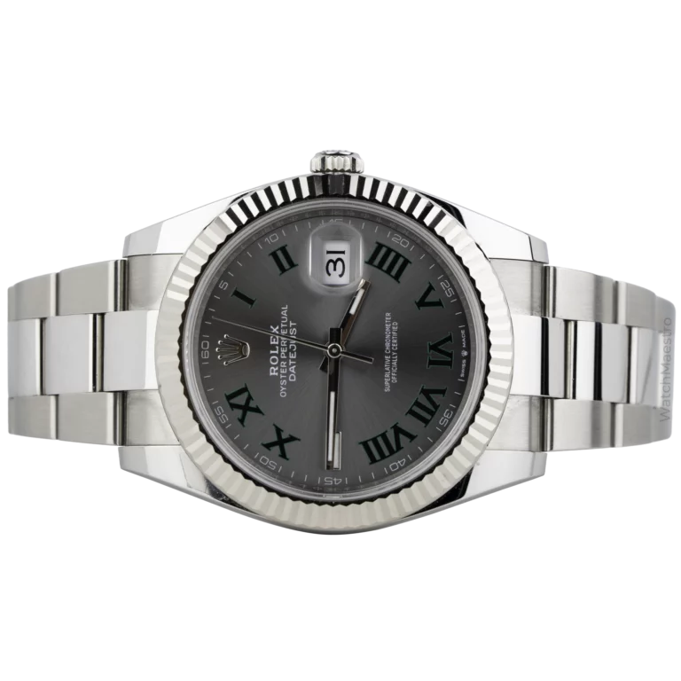 Rolex Datejust 41 Wimbledon Fluted Oyster (2)