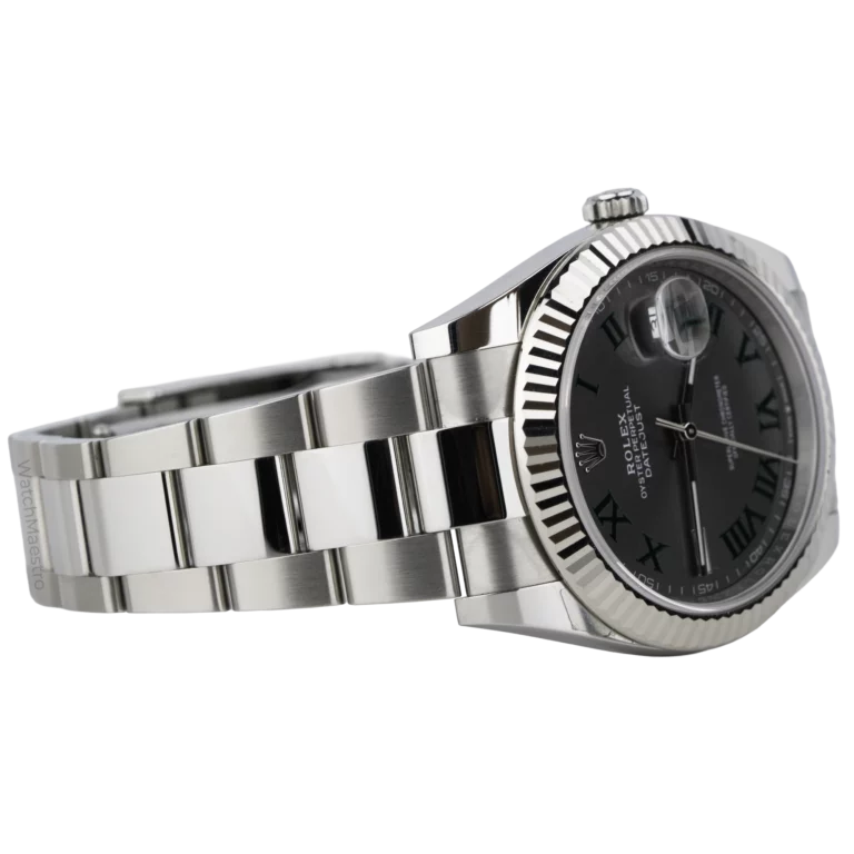 Rolex Datejust 41 Wimbledon Fluted Oyster (4)