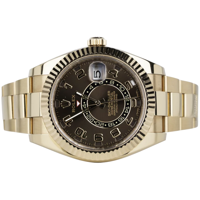 Rolex Sky Dweller Rose Gold Chocolate Old Dial (2)