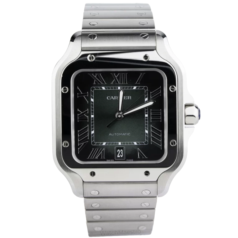 Cartier Santos Green Dial (1)