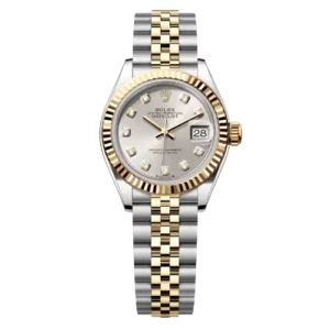 Rolex Datejust 28 Silver Diamond Two Tone