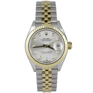 Rolex Datejust 28mm Two Tone Silver Diamond (1)