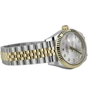 Rolex Datejust 28mm Two Tone Silver Diamond (4)