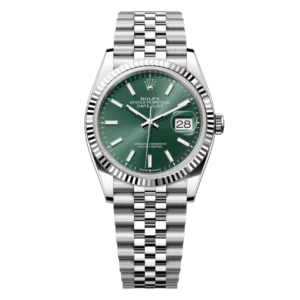 Rolex Datejust 36 Green Jubilee Fluted Product