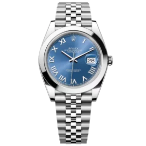 Rolex Datejust 41 Blue Roman Smooth Jubilee