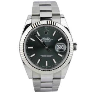 Rolex Datejust 41 Green Fluted Oyster (1)