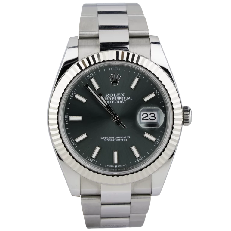 Rolex Datejust 41 Green Fluted Oyster (1)