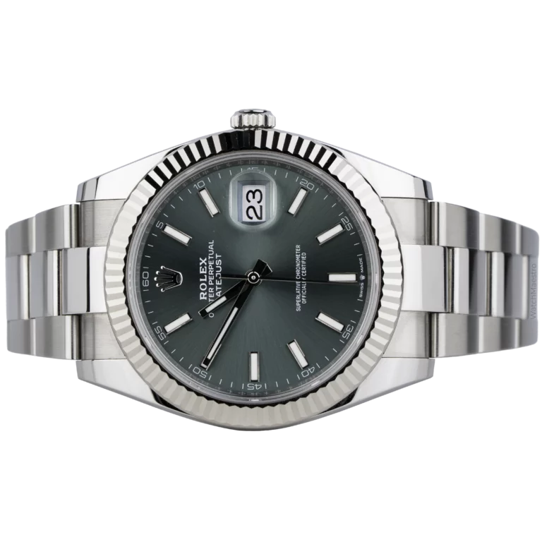 Rolex Datejust 41 Green Fluted Oyster (2)