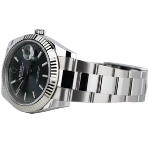 Rolex Datejust 41 Green Fluted Oyster (3)