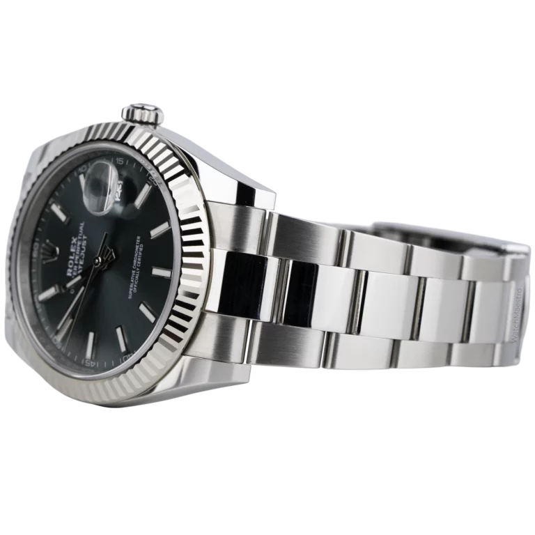 Rolex Datejust 41 Green Fluted Oyster (3)