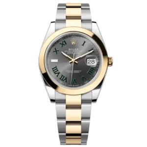 Rolex Datejust 41 Wimbledon Oyster Smooth YG Product
