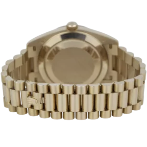 ساعة رولكس داي ديت 40 من الذهب الوردي بمينا الشوكولاتة (5)