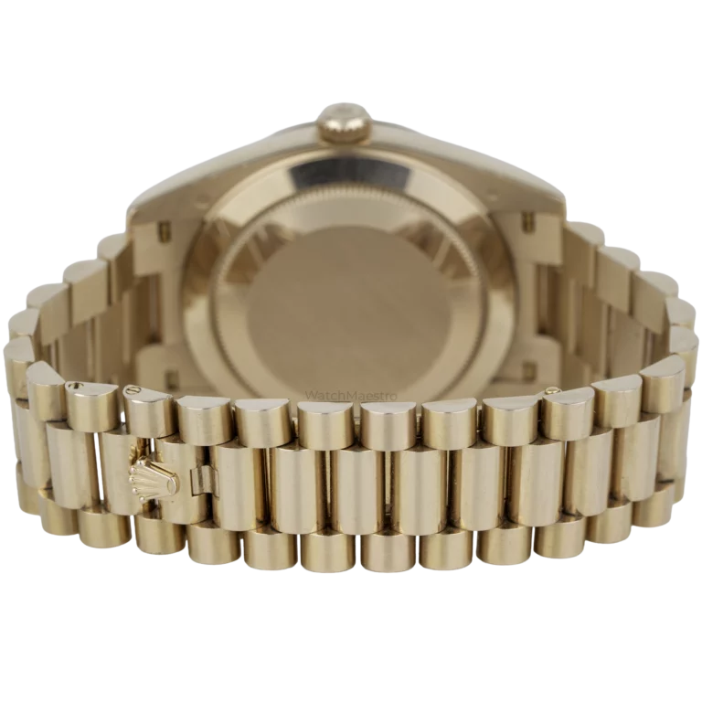 ساعة رولكس داي ديت 40 من الذهب الوردي بمينا الشوكولاتة (5)