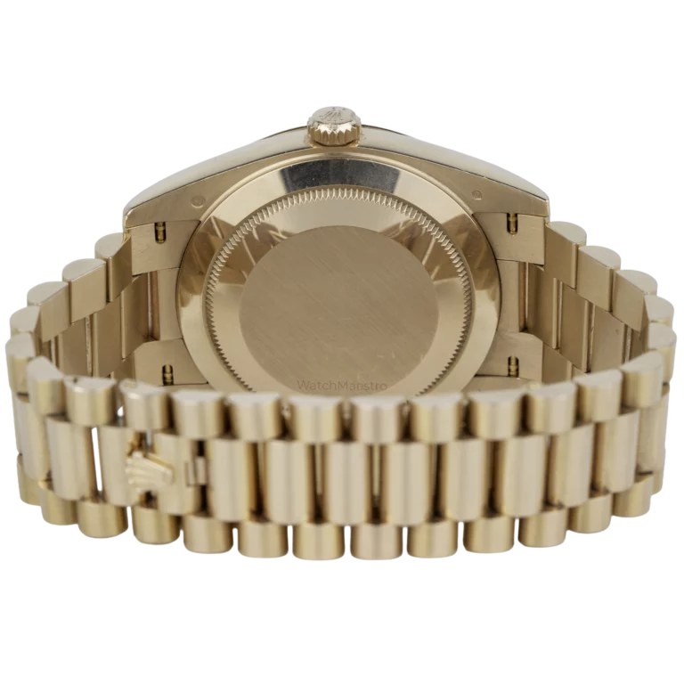 ساعة رولكس داي ديت 40 من الذهب الوردي بمينا الشوكولاتة (6)