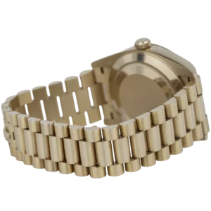 ساعة رولكس داي ديت 40 من الذهب الوردي بمينا الشوكولاتة (7)