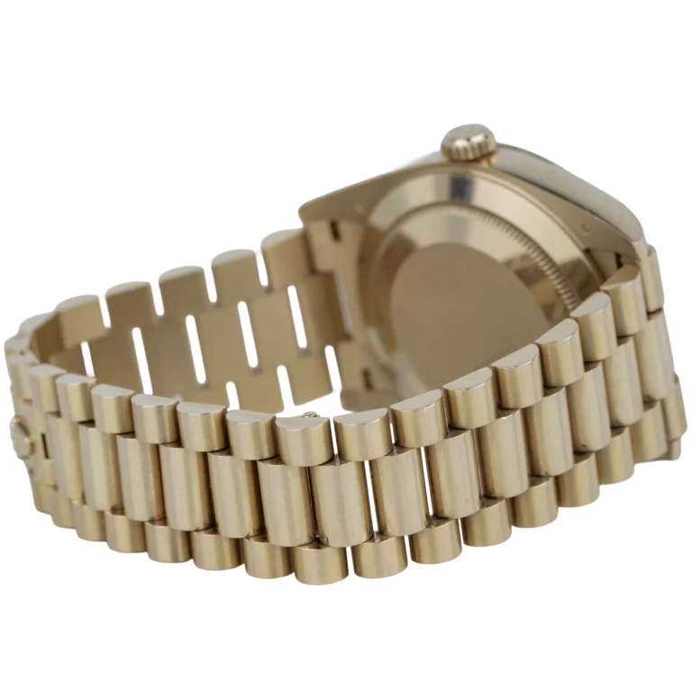 ساعة رولكس داي ديت 40 من الذهب الوردي بمينا الشوكولاتة (7)