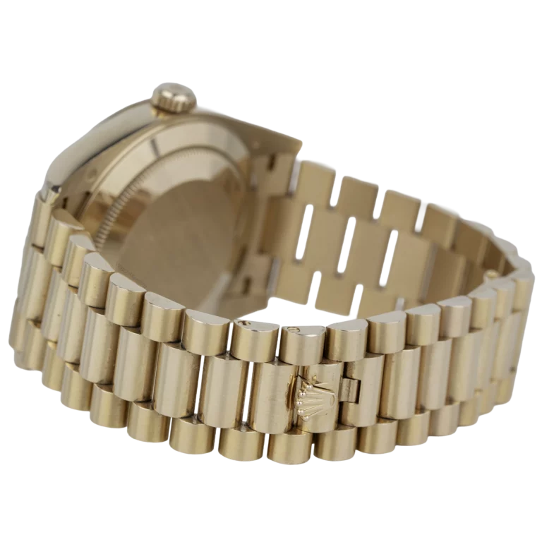 ساعة رولكس داي ديت 40 من الذهب الوردي بمينا الشوكولاتة (8)